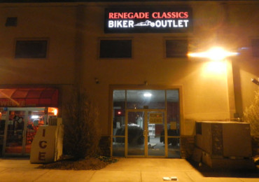 Hanging up our sign